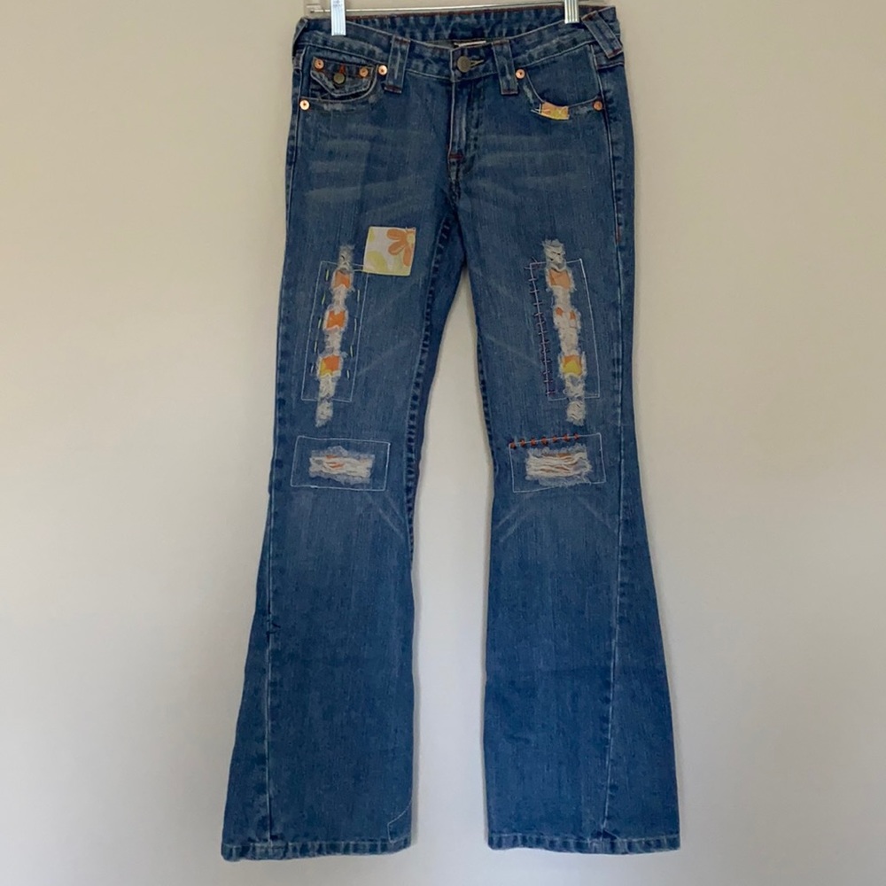 True Religion Patchwork Jeans